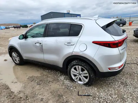 KNDPM3AC5H7111434 — 2017 Kia Sportage, фото 2 с аукциона Copart, Боковая часть