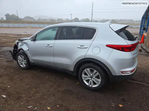 KNDPMCACXH7277612 — 2017 Kia Sportage, фото 2 с аукциона Copart, Передняя часть