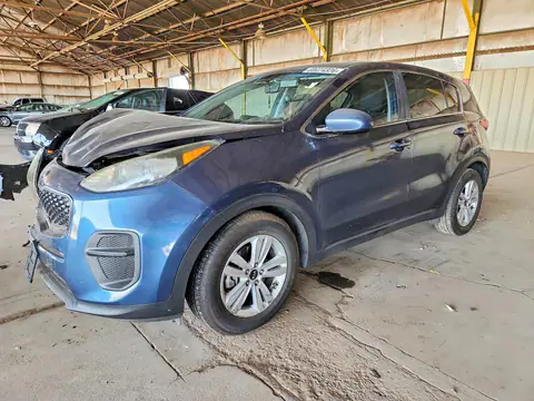 KNDPM3AC3J7449386 — 2018 Kia Sportage, Передняя часть (Front End), фото до ремонта