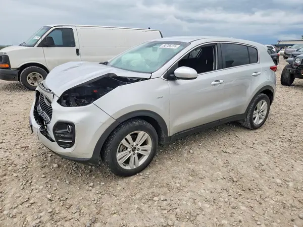 KNDPMCAC7J7455269 — 2018 Kia Sportage, Передняя часть (Front End), фото до ремонта