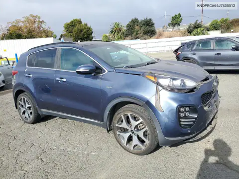 2018 Kia Sportage Sx VIN KNDPRCA66J7435512 фото 4
