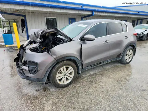 KNDPM3ACXJ7485320 — 2018 Kia Sportage, Передняя часть, фото до ремонта