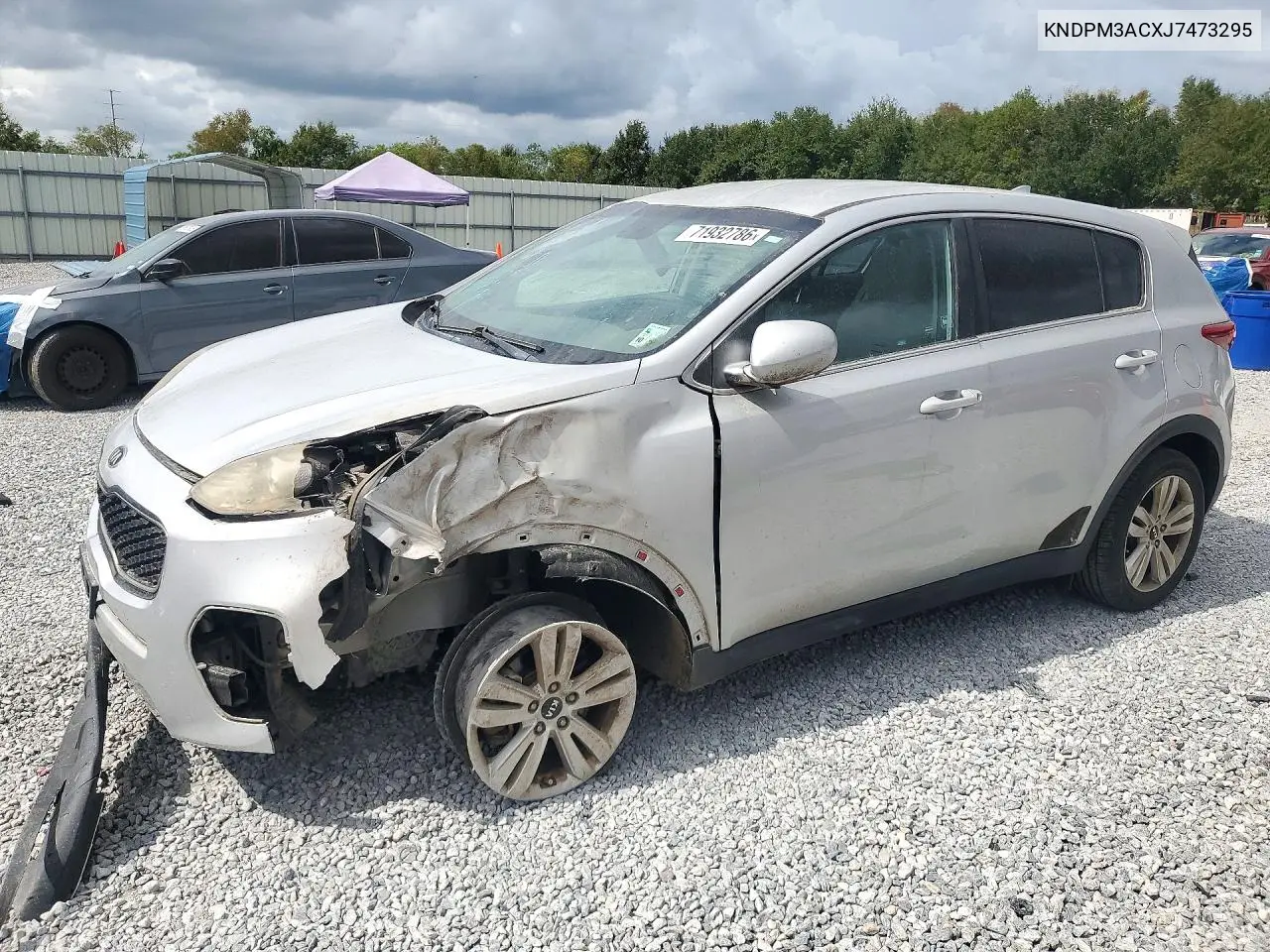 2018 Kia Sportage Lx VIN KNDPM3ACXJ7473295 фото 1