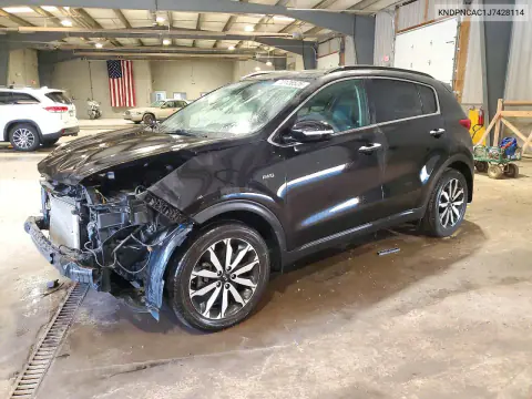 2018 Kia Sportage Ex VIN KNDPNCAC1J7428114 фото 1