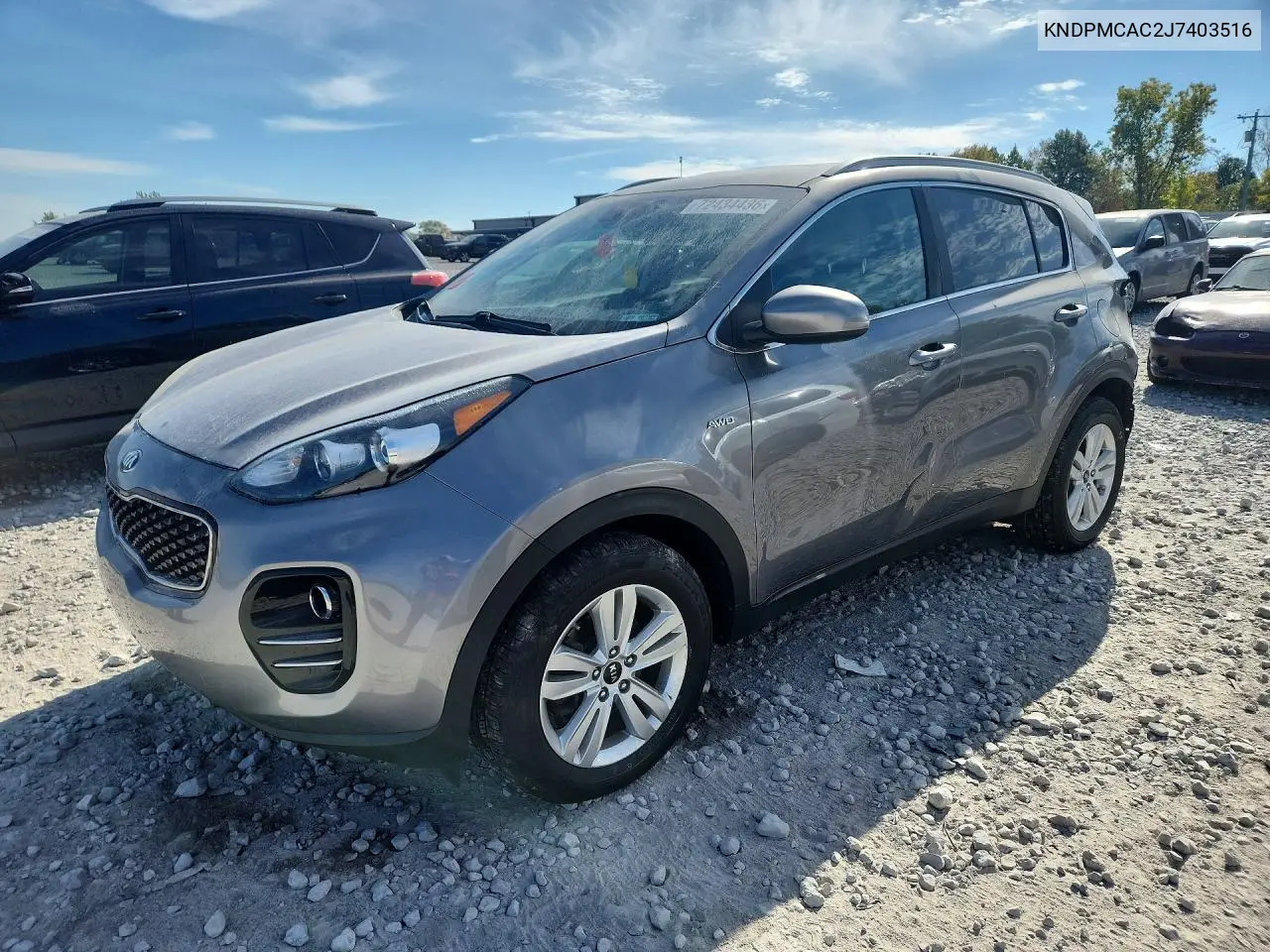 2018 Kia Sportage Lx VIN KNDPMCAC2J7403516 фото 1