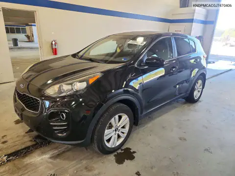 KNDPMCAC0J7470406 — 2018 Kia Sportage, Боковая часть, фото до ремонта