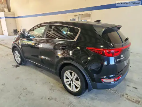 KNDPMCAC0J7470406 — 2018 Kia Sportage, фото 2 с аукциона Copart, Боковая часть