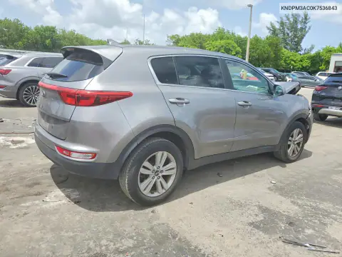 KNDPM3AC0K7536843 — 2019 Kia Sportage, фото 3 с аукциона Copart 14.10.2026, Передняя часть