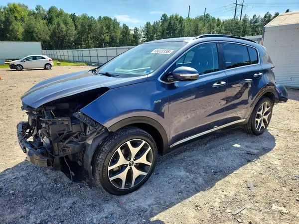 KNDPRCA63K7513603 — 2019 Kia Sportage, Задняя часть (Rear End), фото до ремонта