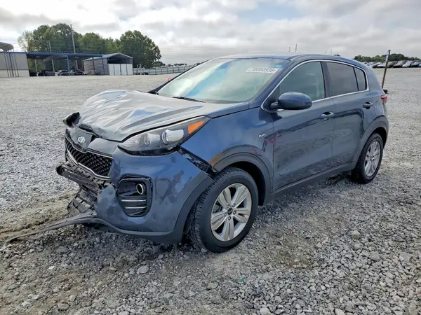 KNDPMCAC3K7622843 — 2019 Kia Sportage, Передняя часть (Front End), фото до ремонта
