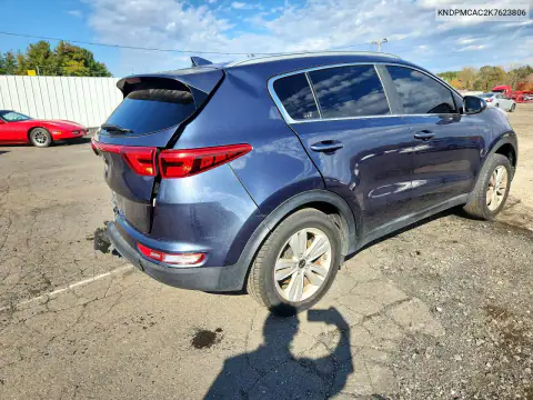 KNDPMCAC2K7623806 — 2019 Kia Sportage, фото 3 с аукциона Copart, Задняя часть
