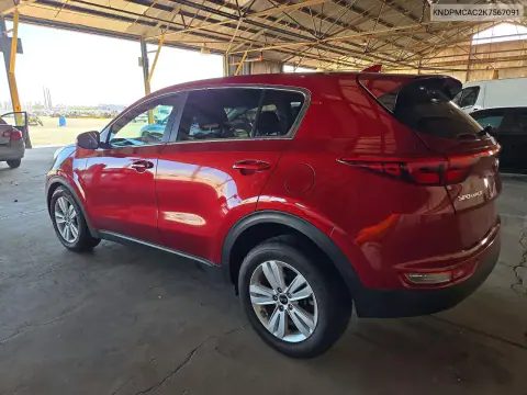 2019 Kia Sportage Lx VIN KNDPMCAC2K7567091 фото 2