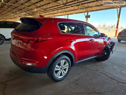 2019 Kia Sportage Lx VIN KNDPMCAC2K7567091 фото 3