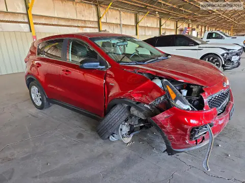 2019 Kia Sportage Lx VIN KNDPMCAC2K7567091 фото 4