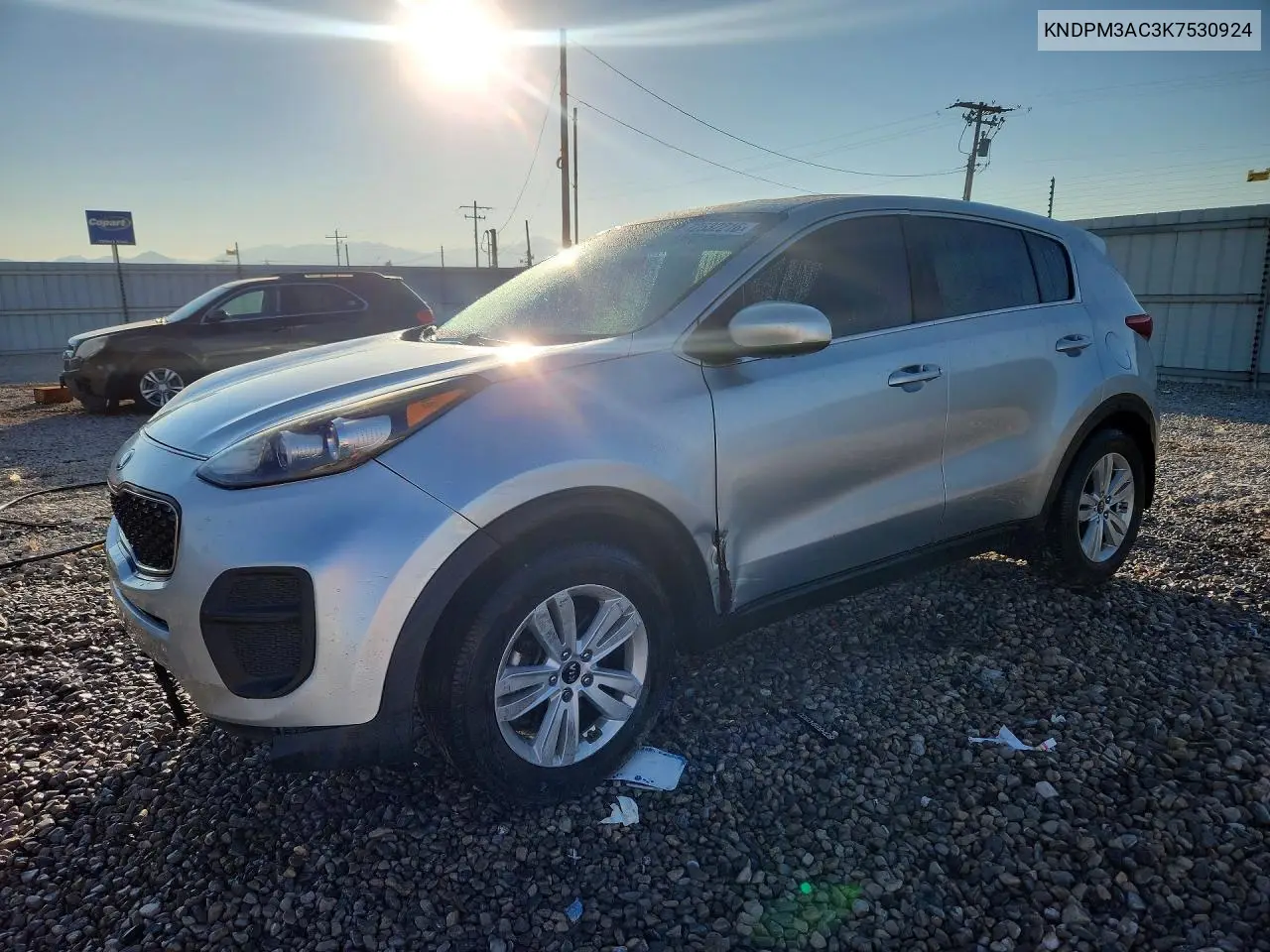 2019 Kia Sportage Lx VIN KNDPM3AC3K7530924 фото 1