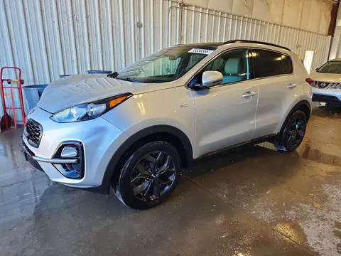 KNDP6CAC1L7665489 — 2020 Kia Sportage, Передняя часть (Front End), фото до ремонта