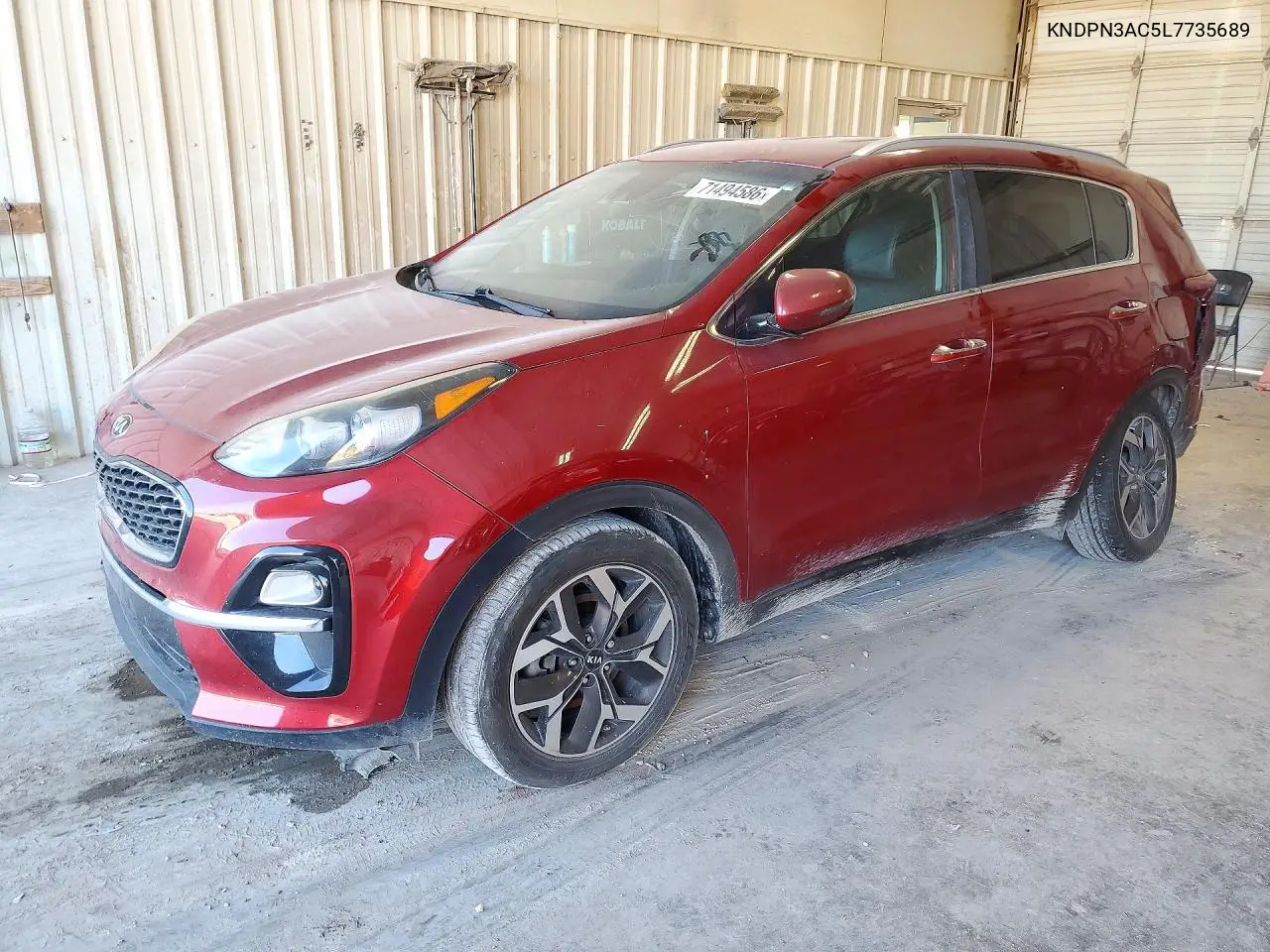 2020 Kia Sportage E VIN KNDPN3AC5L7735689 фото 1
