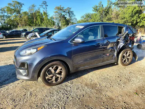 KNDPM3AC7L7745854 — 2020 Kia Sportage, Задняя часть, фото до ремонта