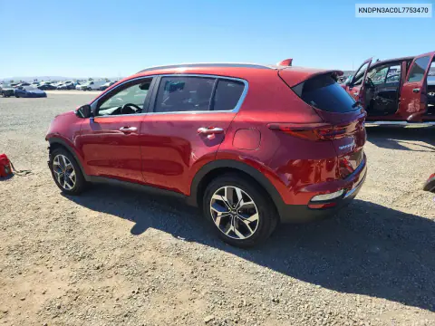 2020 Kia Sportage Ex VIN KNDPN3AC0L7753470 фото 2