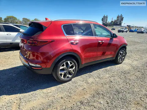 2020 Kia Sportage Ex VIN KNDPN3AC0L7753470 фото 3