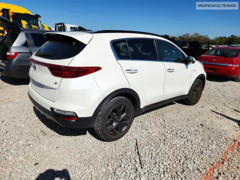 2020 Kia Sportage S VIN KNDP6CAC3L7838400 фото 3