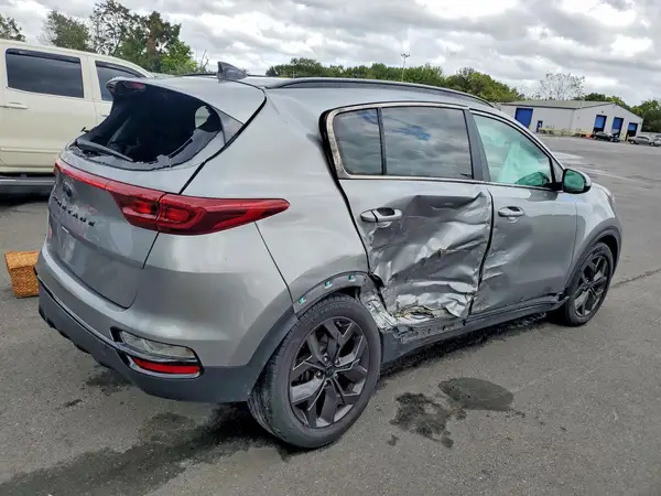 KNDP63AC8M7885200 — 2021 Kia Sportage, фото 3 с аукциона Copart, Боковая часть