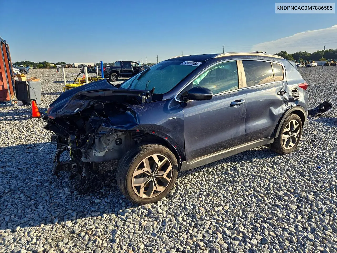2021 Kia Sportage Ex VIN KNDPNCAC0M7886585 фото 1