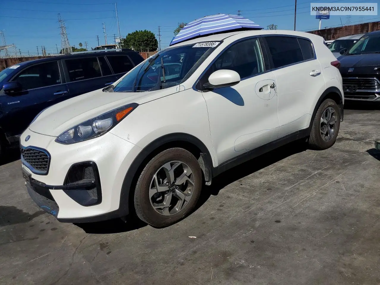 2022 Kia Sportage Lx VIN KNDPM3AC9N7955441 фото 1