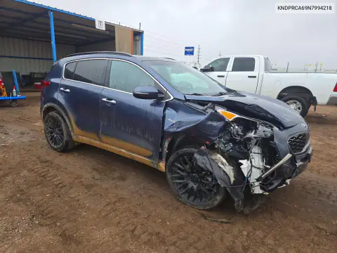 KNDPRCA69N7994218 — 2022 Kia Sportage, фото 4 с аукциона Copart, Передняя часть