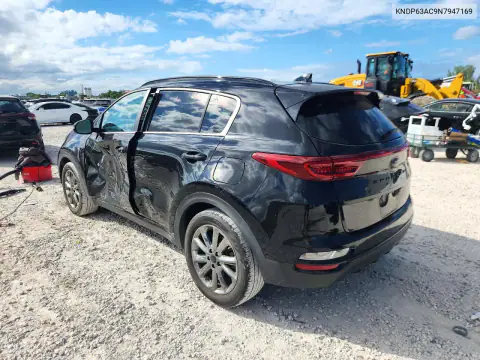KNDP63AC9N7947169 — 2022 Kia Sportage, фото 2 с аукциона Copart, Боковая часть