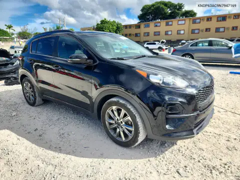 KNDP63AC9N7947169 — 2022 Kia Sportage, фото 4 с аукциона Copart, Боковая часть
