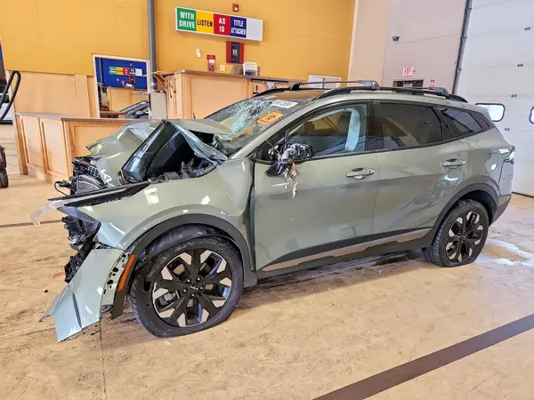 5XYK6CAFXPG132781 — 2023 Kia Sportage, Передняя часть (Front End), фото до ремонта