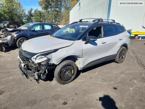 5XYK7CAF6PG081454 — 2023 Kia Sportage, Передняя часть, фото до ремонта