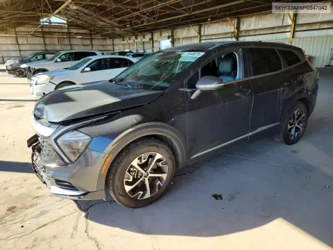 5XYK33AF6PG047042 — 2023 Kia Sportage, Передняя часть, фото до ремонта