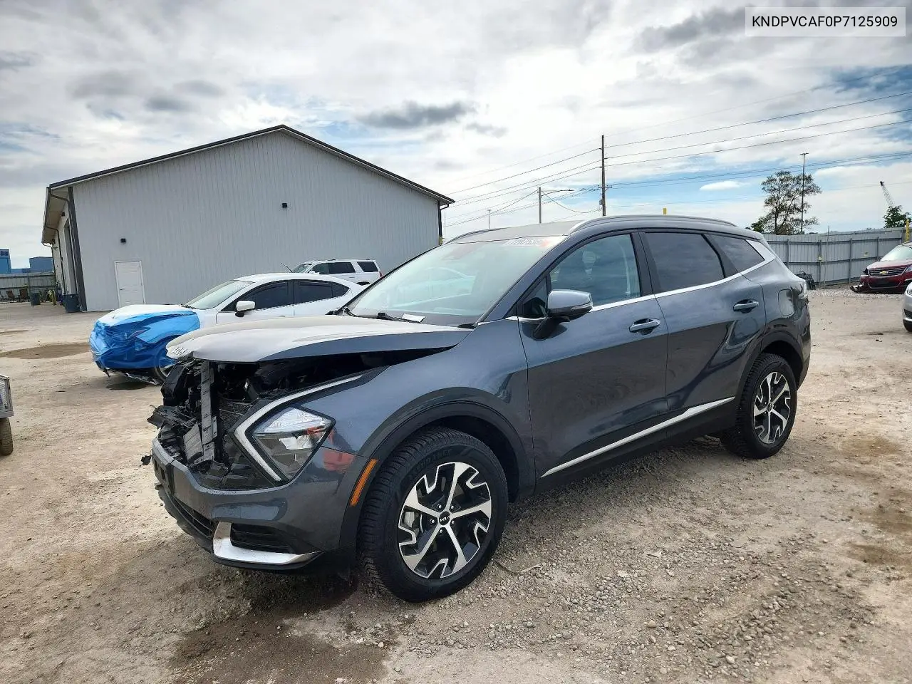 KNDPVCAF0P7125909 Kia Sportage 2023 — повреждение Передняя часть, фото до ремонта