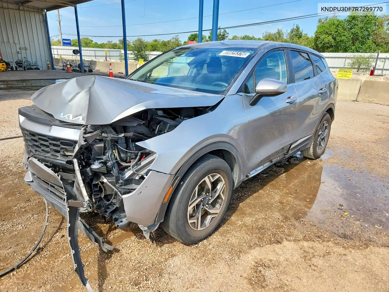 KNDPU3DF7R7299770 Kia Sportage 2024 — повреждение Передняя часть, фото до ремонта