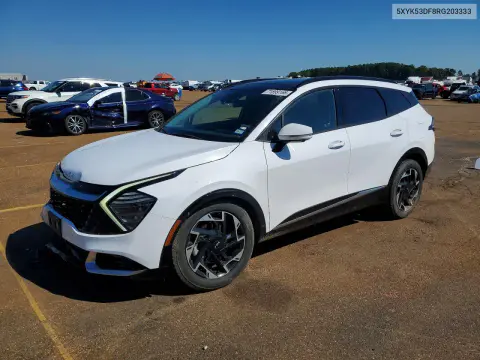 5XYK53DF8RG203333 — 2024 Kia Sportage, Передняя часть, фото до ремонта