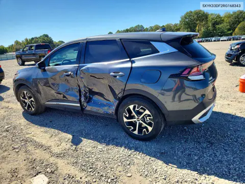 2024 Kia Sportage Ex VIN 5XYK33DF2RG168343 фото 2