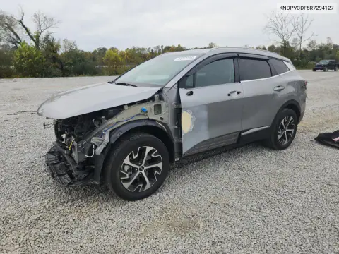 KNDPVCDF5R7294127 — 2024 Kia Sportage, Передняя часть, фото до ремонта