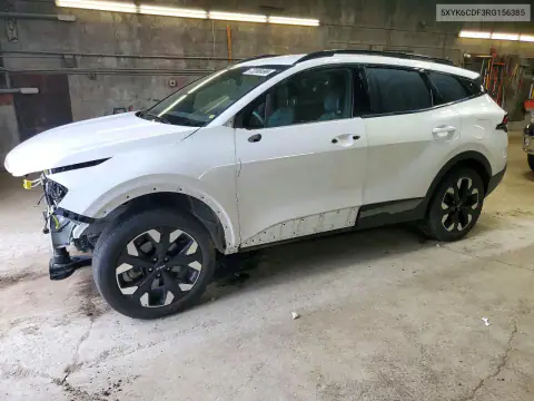 5XYK6CDF3RG156385 — 2024 Kia Sportage, Передняя часть, фото до ремонта
