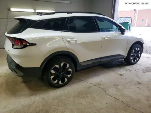5XYK6CDF3RG156385 — 2024 Kia Sportage, фото 3 с аукциона Copart, Передняя часть