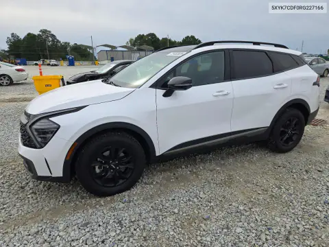 5XYK7CDF0RG227166 — 2024 Kia Sportage, Задняя часть, фото до ремонта