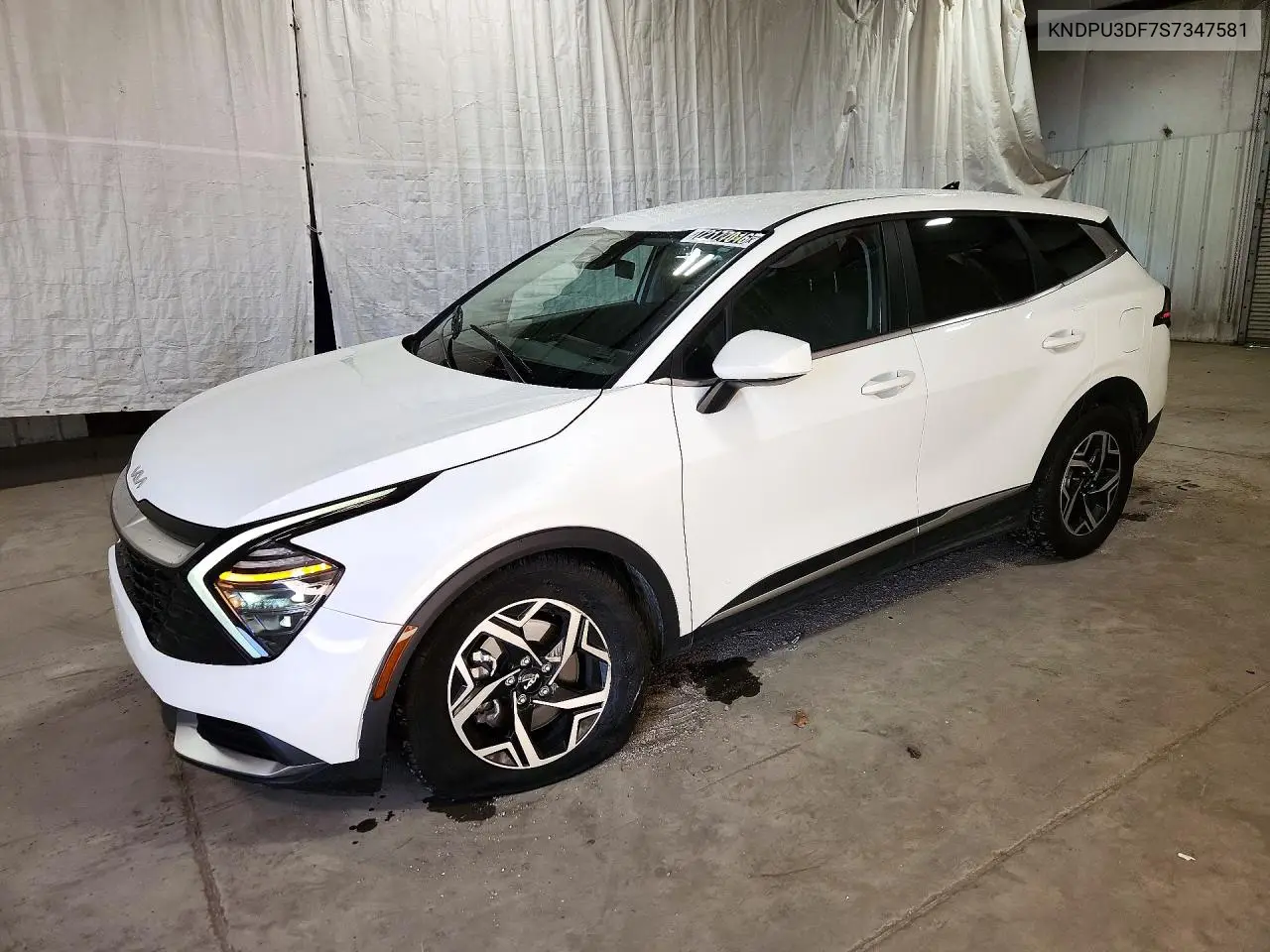 KNDPU3DF7S7347581 Kia Sportage 2025 — повреждение Передняя часть, фото до ремонта