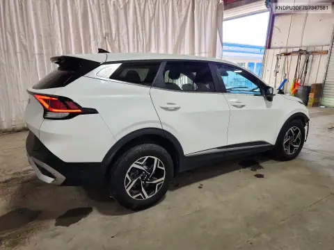 KNDPU3DF7S7347581 — 2025 Kia Sportage, фото 3 с аукциона Copart 19.10.2026, Передняя часть
