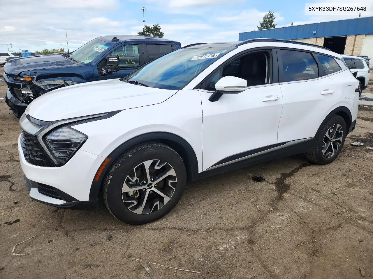 5XYK33DF7SG267648 Kia Sportage 2025 — повреждение Задняя часть, фото до ремонта