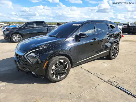 5XYK53DF2SG317494 Kia Sportage 2025 — повреждение Боковая часть, фото до ремонта