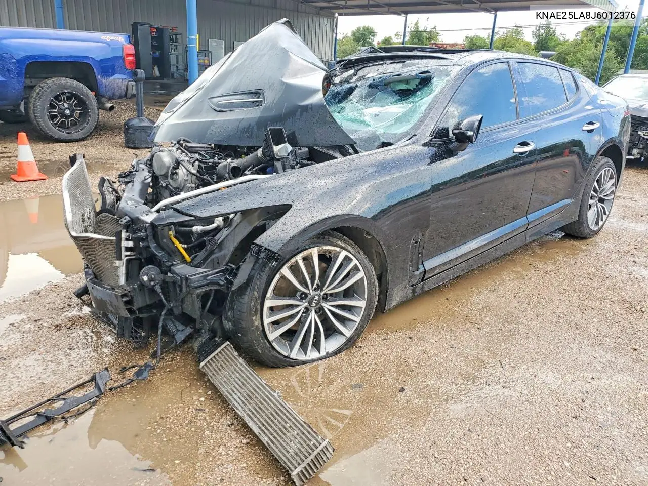 KNAE25LA8J6012376 Kia Stinger 2018 — повреждение Повреждения со всех сторон, фото до ремонта