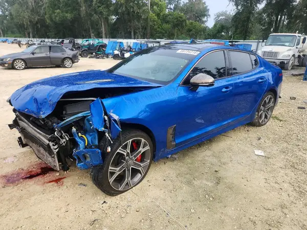 KNAE55LC9J6033388 — 2018 Kia Stinger, Передняя часть (Front End), фото до ремонта