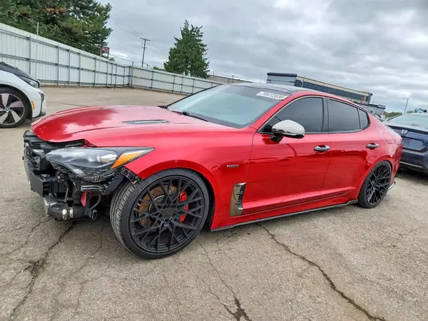 KNAE55LC5J6010917 — 2018 Kia Stinger, Передняя часть (Front End), фото до ремонта