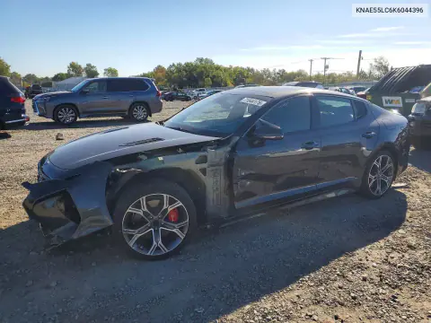KNAE55LC6K6044396 — 2019 Kia Stinger, Передняя часть, фото до ремонта